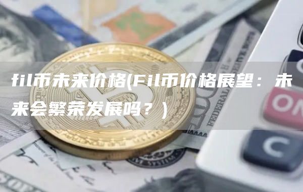 fil币未来价格 - Fil币价格展望：未来会繁荣发展吗？