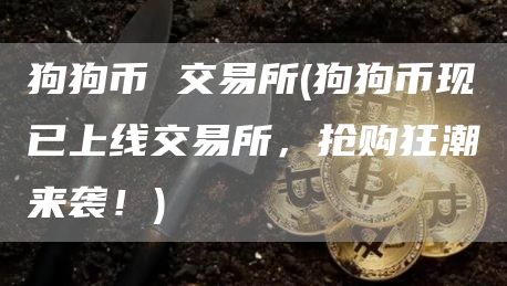 狗狗币 交易所 - 狗狗币现已上线交易所,抢购狂潮来袭!