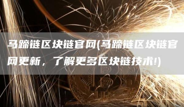 马蹄链区块链官网 - 马蹄链区块链官网更新,了解更多区块链技术!