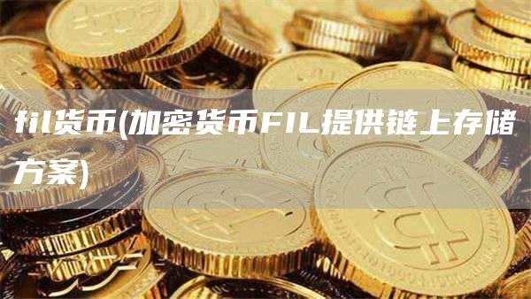 fil货币 - 加密货币FIL提供链上存储方案