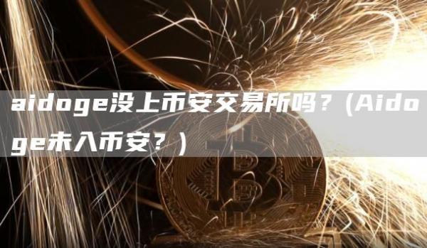 aidoge没上比特币交易所吗? - Aidoge未入比特币?