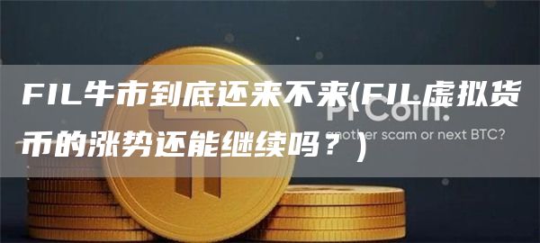 FIL牛市到底还来不来 - FIL虚拟货币的涨势还能继续吗?