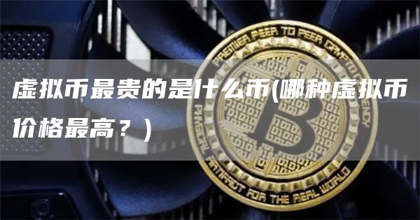 虚拟币最贵的是什么币 - 哪种虚拟币价格最高?