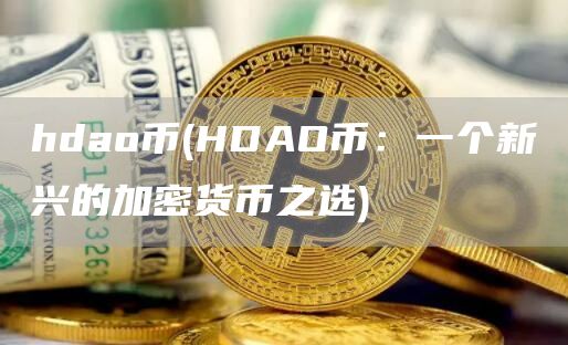 hdao币 - HDAO币：一个新兴的加密货币之选