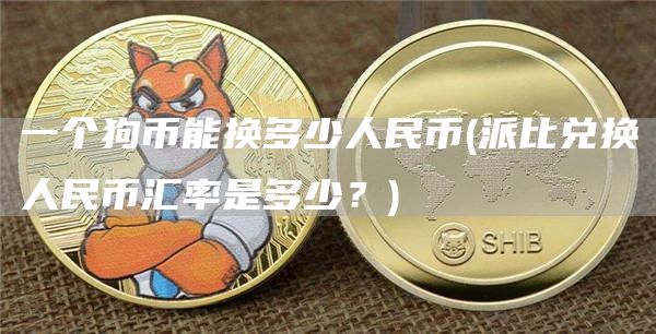 一个狗币能换多少人民币 - 派比兑换人民币汇率是多少?