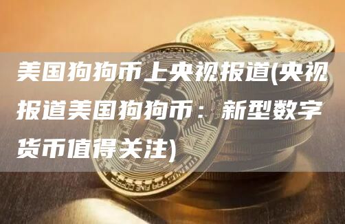 美国狗狗币上央视报道 - 央视报道美国狗狗币:新型数字货币值得关注