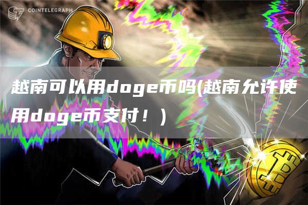 越南可以用doge币吗 - 越南允许使用doge币支付！