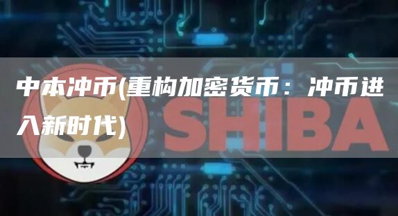 中本冲币 - 重构加密货币:冲币进入新时代