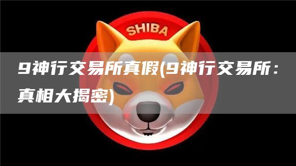 9神行交易所真假 - 9神行交易所:真相大揭密
