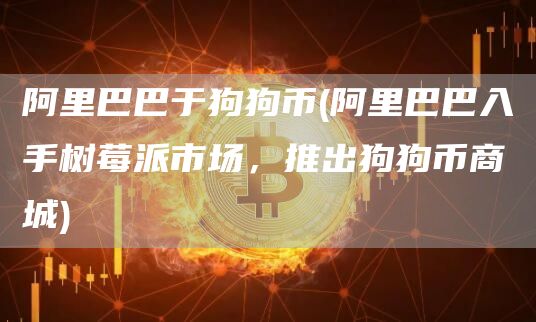 阿里巴巴于狗狗币 - 阿里巴巴入手树莓派市场,推出狗狗币商城