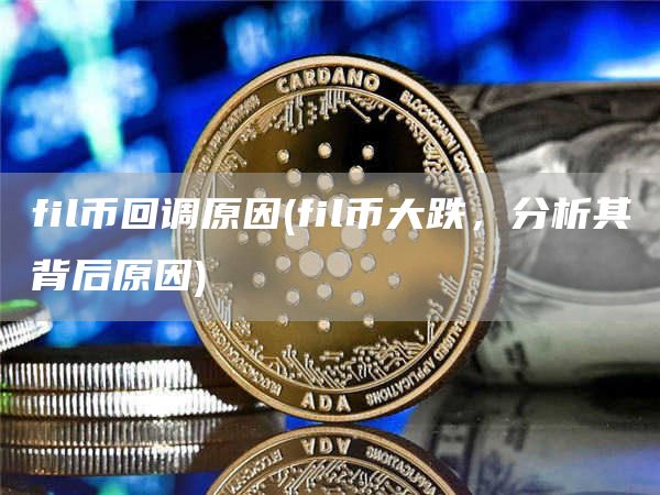 fil币回调原因 - fil币大跌,分析其背后原因