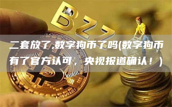 二套放了,数字狗币了吗 - 数字狗币有了官方认可,央视报道确认!