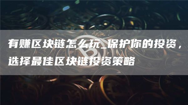 有赚区块链怎么玩_保护你的投资,选择最佳区块链投资策略
