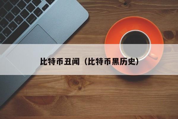 比特币丑闻（比特币黑历史）
