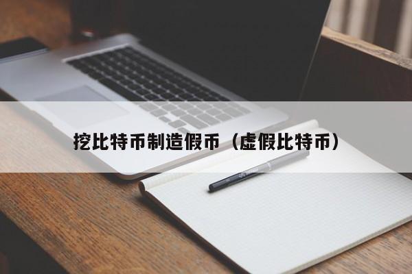 挖比特币制造假币(虚假比特币)