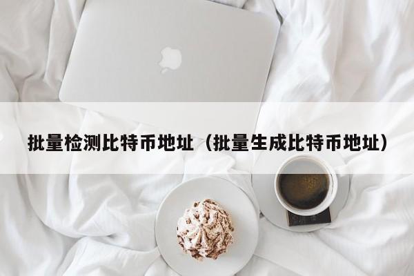 批量检测比特币地址（批量生成比特币地址）