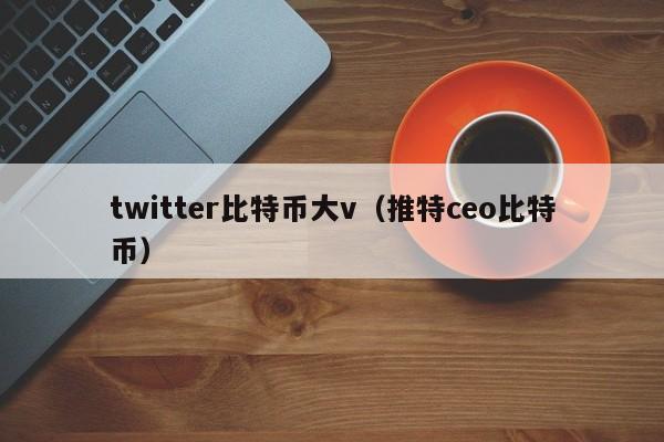 twitter比特币大v（推特ceo比特币）